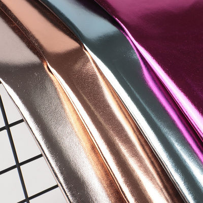 0.5mm Laser khắc PU da Eco thân thiện kim loại bóng PU da