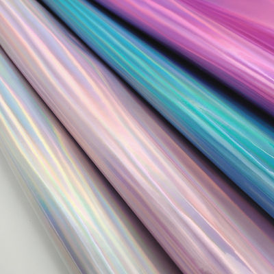 Chiếc gương laser da PU và da giả chống nước độ dốc phản xạ bạc