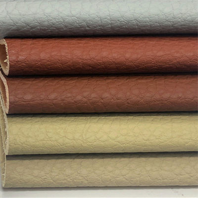 Litchi Sofa Microfiber Da Eco Friendly Gỗ đệm da