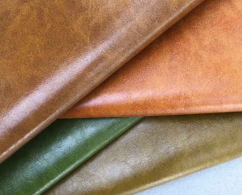 Vintage dầu sáp da vải ghế sofa đồ nội thất da giả