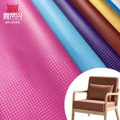 PVC da tổng hợp vải carbon hạt nhỏ hình vuông lưới nội thất xe đóng gói 1,5' rộng vải da