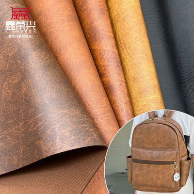 1.4mm PVC Elephant Texture Da nhân tạo tổng hợp cho túi ví đồ gia dụng ghế sofa Vật liệu da giả