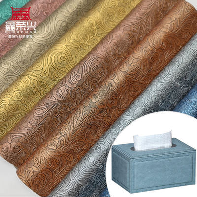 Phong cách hoa PVC da nhân tạo hộp ví giày dép Ntoebook vải da giả