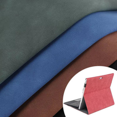 PU hai màu da cừu lạnh Nubuck hạt nhân túi da tổng hợp Giày ví trang trí sổ tay Case vải da giả