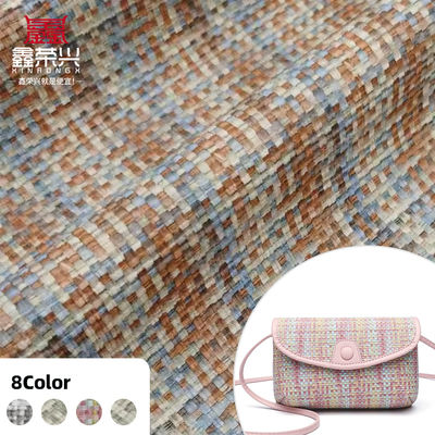 Da dày 0.8mm, rộng 137cm, Vải giả da PVC với in họa tiết thảm cỏ với 5 màu