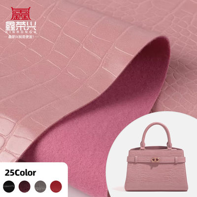 PVC da vải da giả với mô hình động vật 137cm chiều rộng và đằng sau hai lần chải