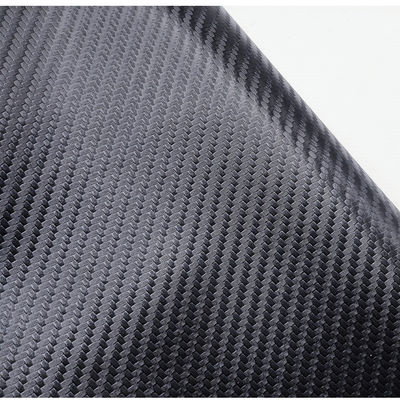Chất chống cháy da PVC màu đen 0,6mm Sợi carbon da đúc