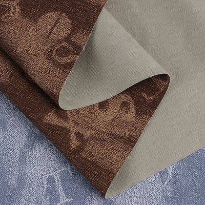 Da PU Denim giặt thân thiện với môi trường Da giả nhẹ