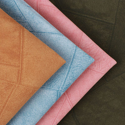 Denim Check Garment PU Da Không thấm nước Bottom bông có thể rửa