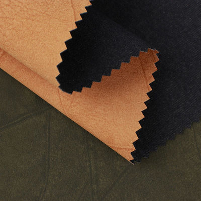 Denim Check Garment PU Da Không thấm nước Bottom bông có thể rửa