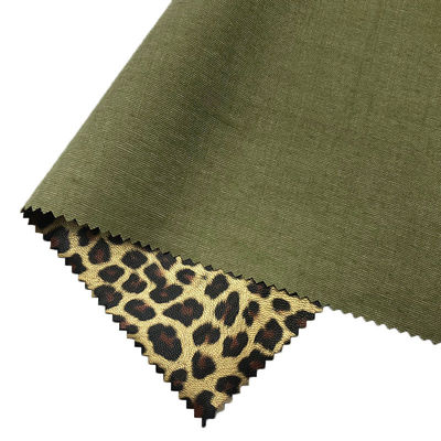 Leopard Print Garment PU Da chống nước 0.6mm Độ dày tùy chỉnh
