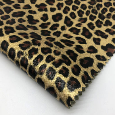 Leopard Print Garment PU Da chống nước 0.6mm Độ dày tùy chỉnh