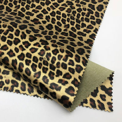 Leopard Print Garment PU Da chống nước 0.6mm Độ dày tùy chỉnh
