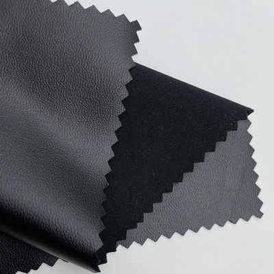 Quần áo mịn PU da đan bốn mặt đàn hồi giả da