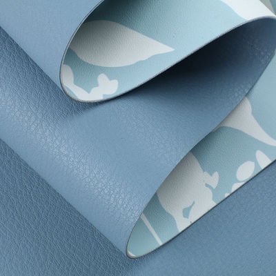 Túi cầm tay in hoa da PU dày 1,5mm mặt kép da giả