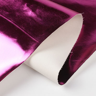 0.5mm Laser khắc PU da Eco thân thiện kim loại bóng PU da