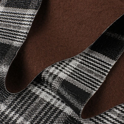 Comfort túi xách giả da PU kiểu Scotland Plaid đáy nhung mềm