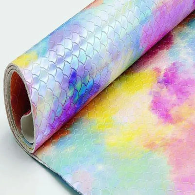 Xếp laser đa năng da PU chống nước da giả PU màu sắc