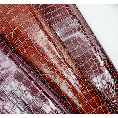 Hộp đóng gói da cá sấu PVC bóng màu da cá sấu nổi