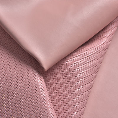 1.2mm Straw Mat Woven Pattern PVC Da túi xách thời trang trang trí nhà vật liệu giày