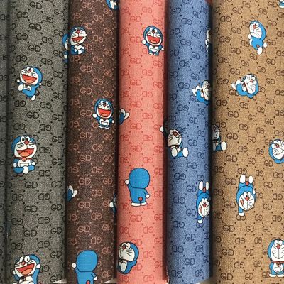 Bức tranh hoạt hình GD Letter Jingle Cat PVC túi da giả Case điện thoại gói hộp vải da