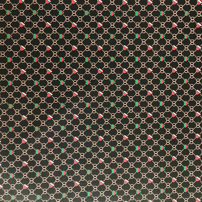 Bức in hình trái tim số 8 PVC túi da giả ví ví điện thoại hộp gói vải da