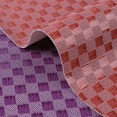 PVC vải da tổng hợp Chessboard Bags Custom faux da