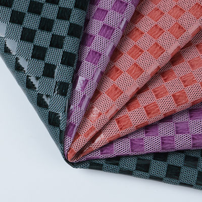 PVC vải da tổng hợp Chessboard Bags Custom faux da