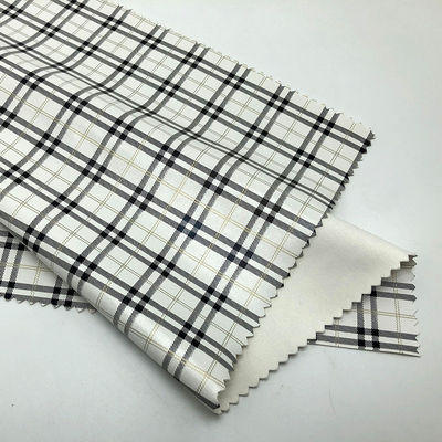 Đồ mặc mềm PU vải da tổng hợp đáy đàn hồi Mô hình plaid cổ điển