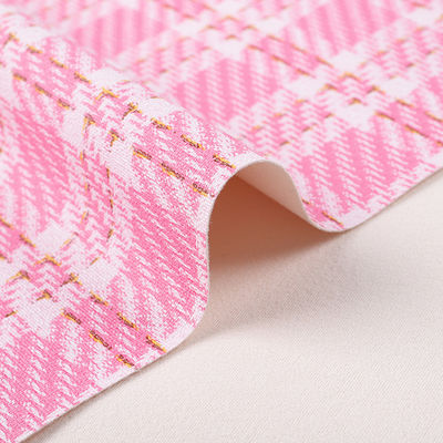 0.7mm Synthetic PVC Da cho túi in vàng dây lưới