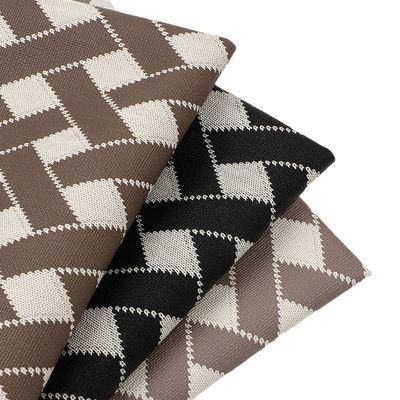 Cross Pattern PVC da cho túi trang trí in vải da tùy chỉnh