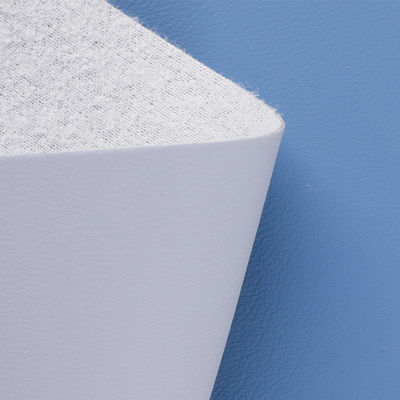 0.8mm Độ dày da PVC được đánh răng bằng vải đằng sau đồ nội thất Đồ chơi nhạc