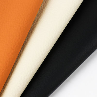 Cao cấp PVC ghế sofa da 1.0mm Độ dày đồ nội thất Litchi Da giả