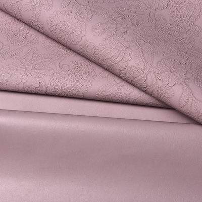 3D Retro Floral Embossed PVC da cho túi xách đóng gói hộp trang trí vải Placemat da giả