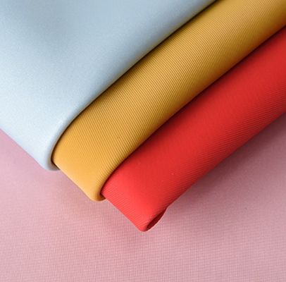 Chất chống nước mềm Nylon kết cấu Semi-PU da chải dưới túi xách da giả
