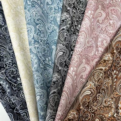 Pvc hoa in phim phong cách da nhân tạo tổng hợp cho túi đóng gói máy tính xách tay điện thoại Shell vải da giả