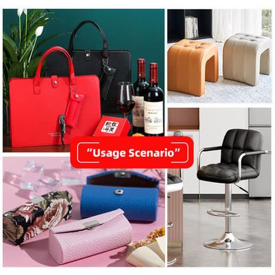 Bán buôn nhà máy PVC 0.6mm Vân vải Litchi Giả da Dập nổi Da tổng hợp nhân tạo cho Túi ghế ô tô Trang trí chân