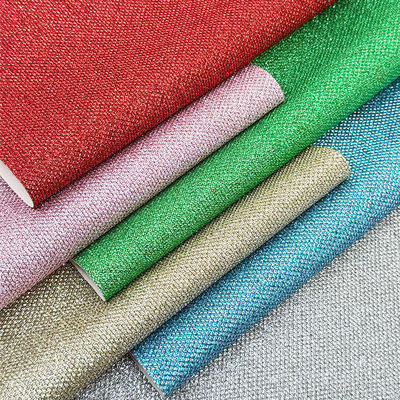 Lớp lót giày da tổng hợp PVC ánh kim tuyến thô cho đồ trang sức, thủ công, túi xách, bao bì, vật liệu giả da sofa