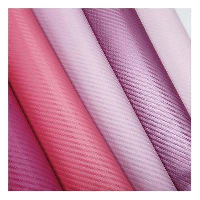 1.0mm dày sợi cacbon PU da tổng hợp cho túi ví dây đai ô tô cửa hàng bán lẻ vật liệu da giả