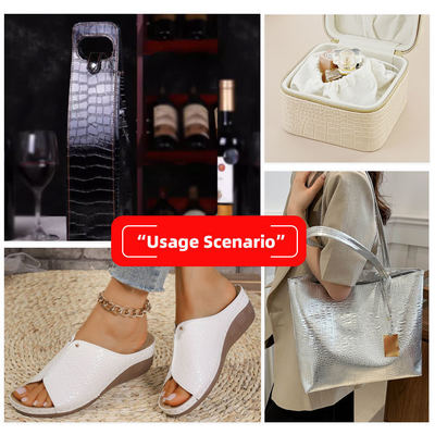 Ốp điện thoại bằng da tổng hợp PVC, đồ nội thất, thủ công, lấp lánh, có hoa văn nổi và tính năng co giãn, lớp lót chống thấm nước cho ghế sofa