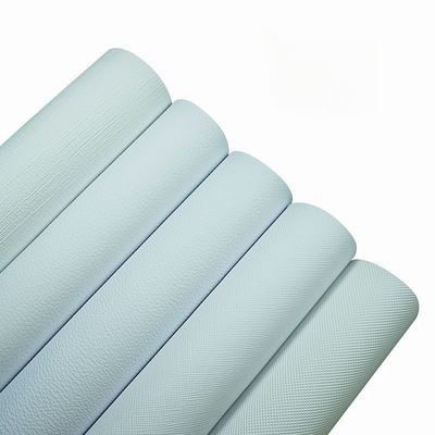 Pvc màu trắng in ấn kỹ thuật số Da nhân tạo tổng hợp cho túi sổ tay điện thoại Shell Table Mat Fabric Da giả