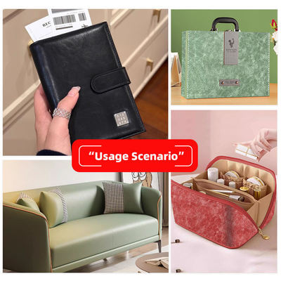 PVC in vải da tổng hợp Mẫu phun dầu chống nước cho sổ tay / thảm bàn / hộp bọc vỏ điện thoại cho túi thủ công