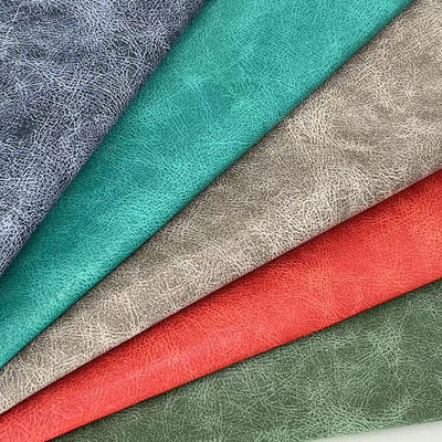 PVC in vải da tổng hợp Mẫu phun dầu chống nước cho sổ tay / thảm bàn / hộp bọc vỏ điện thoại cho túi thủ công