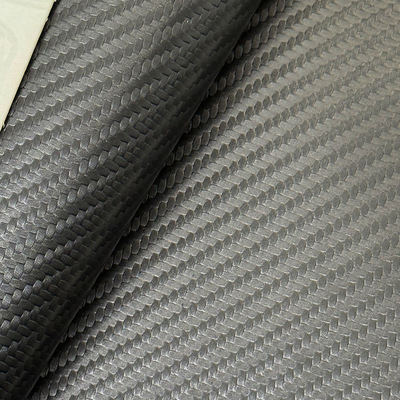 Vật liệu da tổng hợp PVC sợi carbon dày 1.1mm dập nổi giả da cho bọc ghế ô tô, ba lô, ví, túi, thắt lưng, ghế sofa