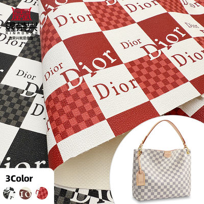 Vải da giả in PVC dày 0,8mm cho túi xách và ví