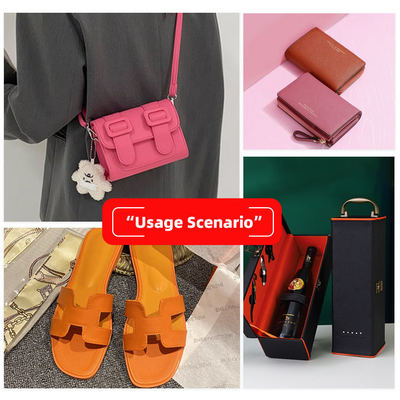 Da PVC Saffiano Cross Pattern Giả Da cho Nội Thất Rộng 54 inch