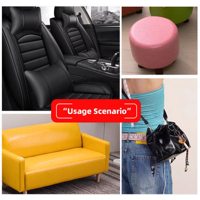 PVC dầu sáp da tổng hợp cho đồ nội thất 54" chiều rộng