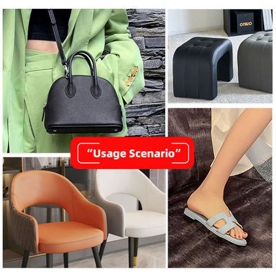 PVC Litchi hạt da nhân cho đồ nội thất 54 inch rộng