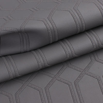 Da giả thêu PVC hình lục giác dùng cho ghế xe hơi, ghế sofa, trang trí túi xách, vải giả da