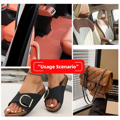 PVC Rhombus Punching Embossed Style Da tổng hợp nhân tạo cho xe ô tô chân ghế ô tô ghế sofa trang trí túi vải da giả